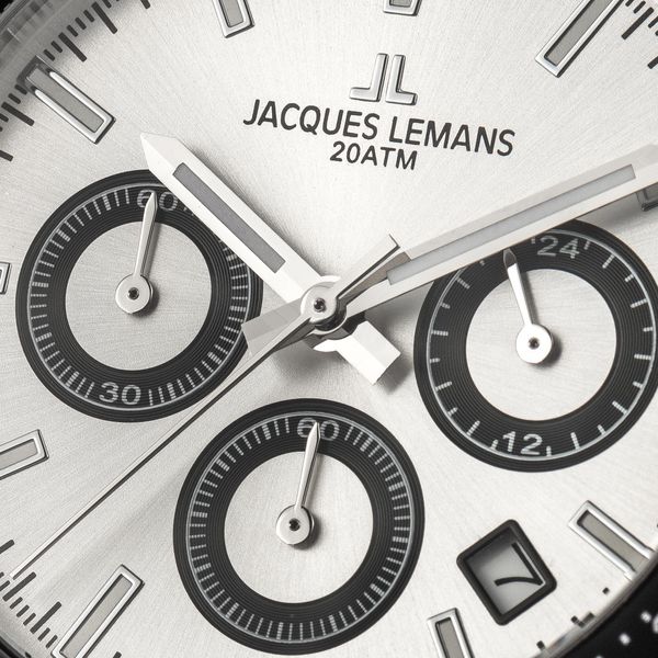 Jacques Lemans Liverpool 1-1877B Chronographe pour homme Fond Vissé Jacques Lemans Liverpool 1-1877B Chronographe pour homme Fond Vissé