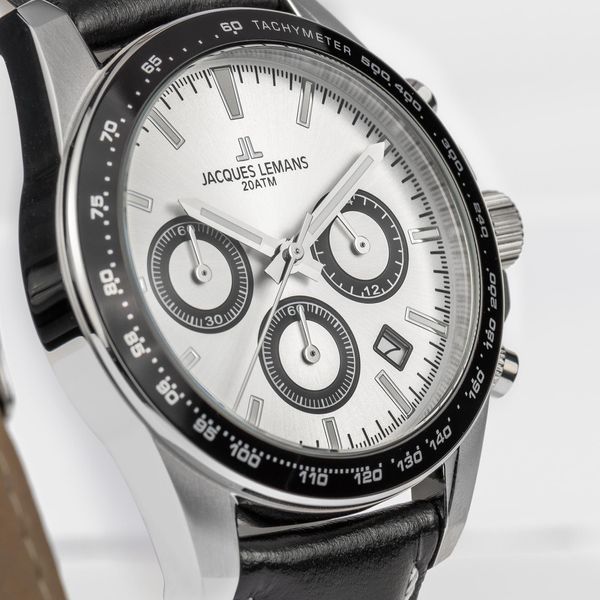 Jacques Lemans Liverpool 1-1877B Chronographe pour homme Fond Vissé Jacques Lemans Liverpool 1-1877B Chronographe pour homme Fond Vissé