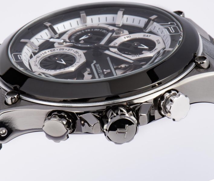 Jacques Lemans Manchester 1-2150A Herrenchronograph Skelettiertes Ziffernblatt Jacques Lemans Manchester 1-2150A Herrenchronograph Skelettiertes Ziffernblatt