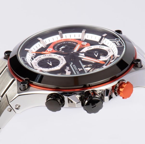 Jacques Lemans Manchester 1-2150E Herrenchronograph Skelettiertes Ziffernblatt Jacques Lemans Manchester 1-2150E Herrenchronograph Skelettiertes Ziffernblatt