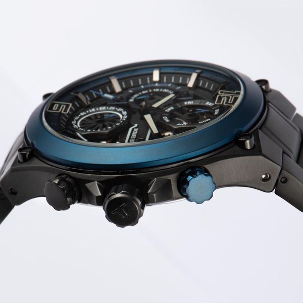 Jacques Lemans Manchester 1-2150G Herrenchronograph Skelettiertes Ziffernblatt Jacques Lemans Manchester 1-2150G Herrenchronograph Skelettiertes Ziffernblatt