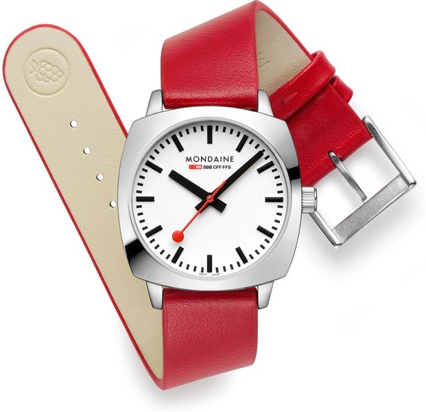 Mondaine Cushion MSL.31110.LCV Reloj de Pulsera para mujeres Mondaine Cushion MSL.31110.LCV Reloj de Pulsera para mujeres