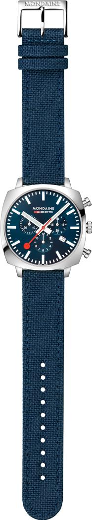 Mondaine Cushion MSL.41440.LD.SET Herrenchronograph Mit Wechselband