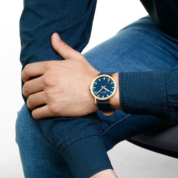 Mondaine Classic A660.30360.40SBQ Herrenarmbanduhr Mondaine Classic A660.30360.40SBQ Herrenarmbanduhr