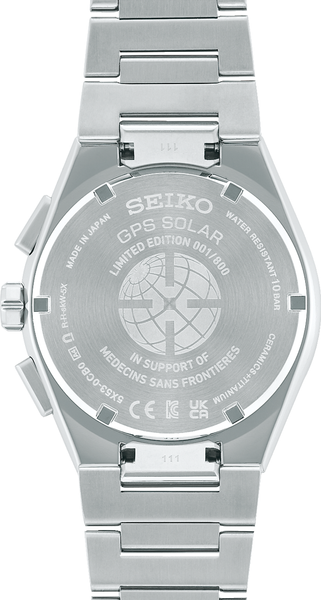 Seiko Astron GPS Solar Médecins Sans Frontières Limited Edition 2023 SSH133J1 Cronógrafo para hombres Edición Muy Limita