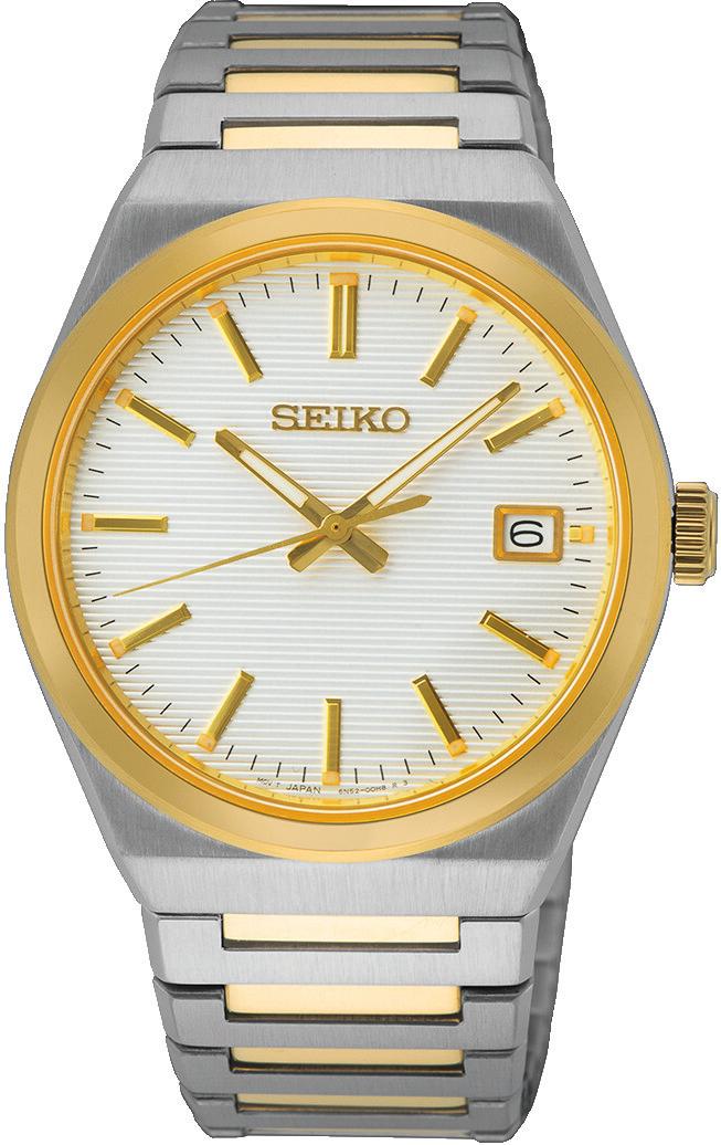 Seiko Quarz SUR558P1 Herrenarmbanduhr