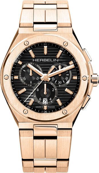 Michel Herbelin CAP CAMARAT 37645BPR14 Herenchronograaf Michel Herbelin CAP CAMARAT 37645BPR14 Herenchronograaf