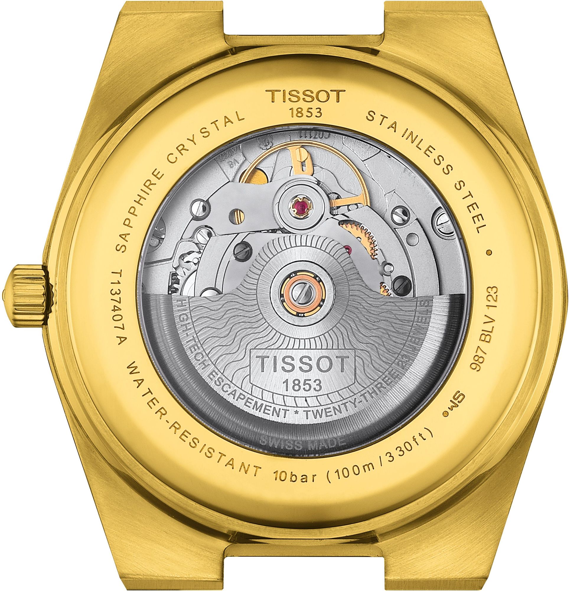 Tissot PRX 40mm T137.407.33.021.00 Orologio da polso uomo Retro