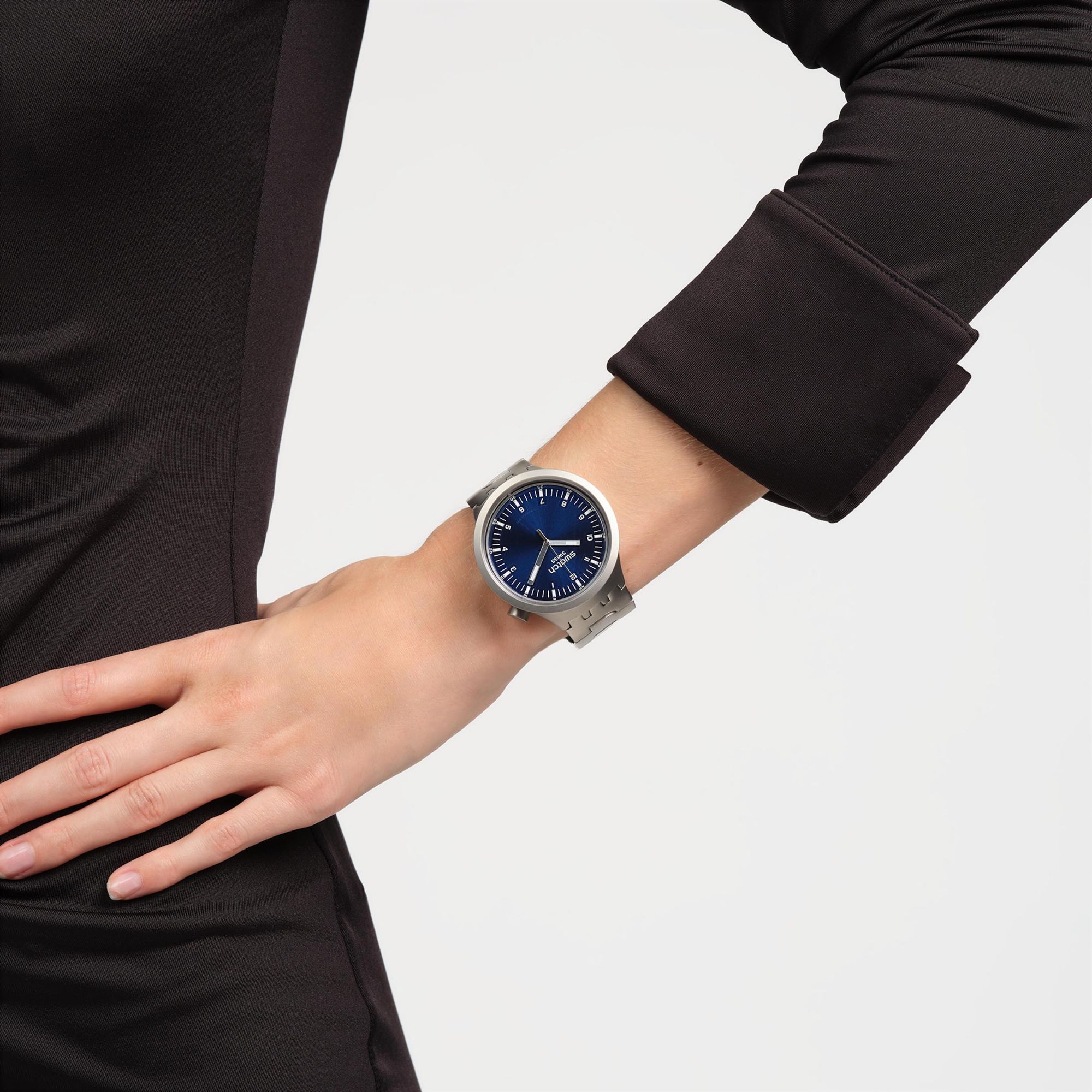 Swatch INDIGO HOUR SB07S102G Unisex horloge