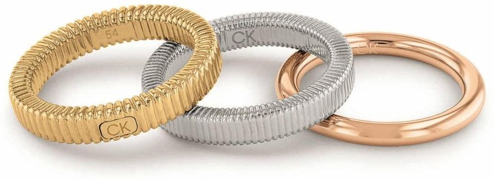 Calvin Klein Jewelry Playful Repetition 35000027D Damesring Calvin Klein Jewelry Playful Repetition 35000027D Damesring