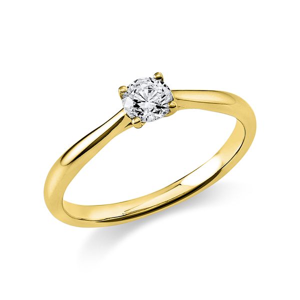 Pure! Diamonds Jewelry - Anello solitariorio 4er madder 14 kt, GIA5443485134 Pure! Diamonds Jewelry - Anello solitariorio 4er madder 14 kt, GIA5443485134