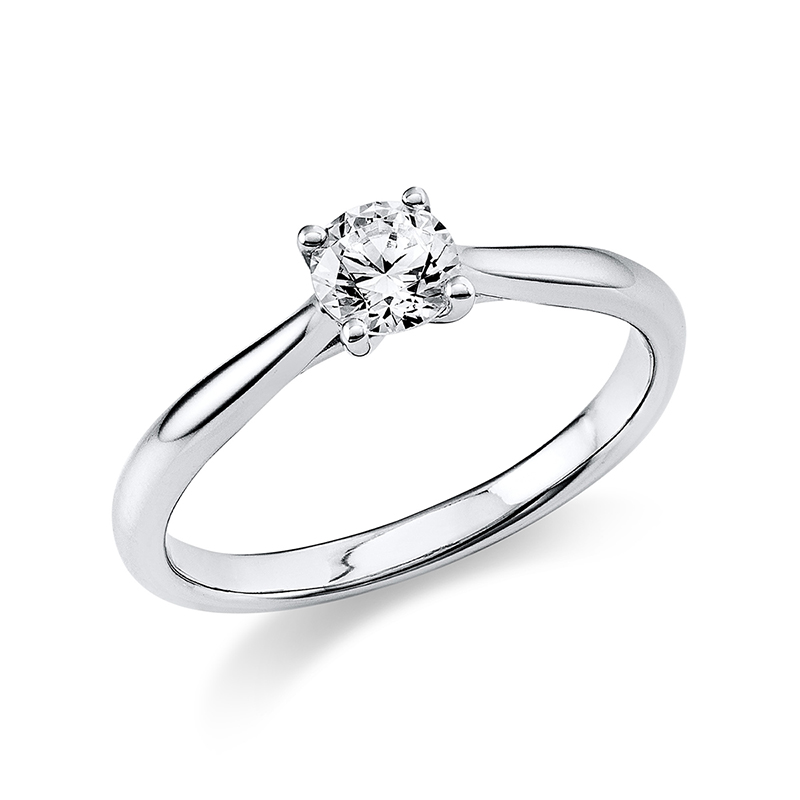 Pure! Diamonds Jewelry - Solitairering 4er -Krappen 18 KT Pure! Diamonds Jewelry - Solitairering 4er -Krappen 18 KT