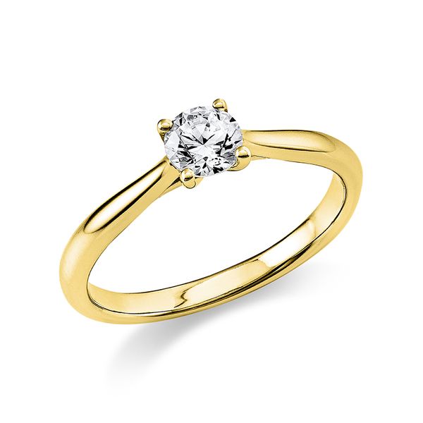 Pure! Diamonds Jewelry - Solitairering 4er-Krappe 18 kt Pure! Diamonds Jewelry - Solitairering 4er-Krappe 18 kt