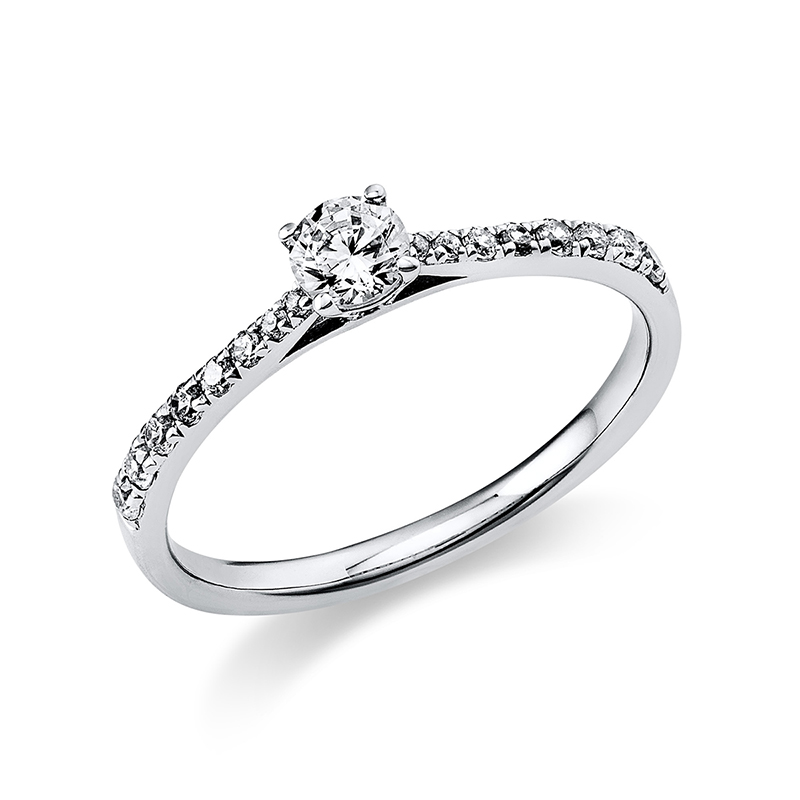 Pure! Diamonds Jewelry - Anneau Solitaire 4 griffes 14 kt Pure! Diamonds Jewelry - Anneau Solitaire 4 griffes 14 kt