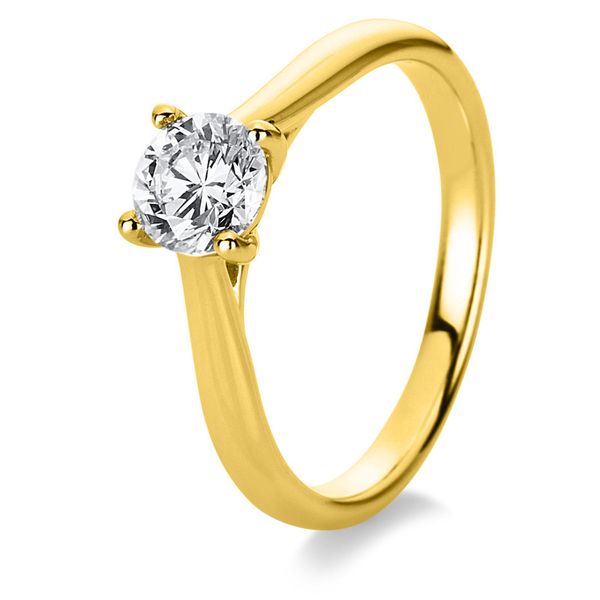 Pure! Diamonds Jewelry - Solitairering 4er-Krappe 18 kt , GIA6381389765 Pure! Diamonds Jewelry - Solitairering 4er-Krappe 18 kt , GIA6381389765