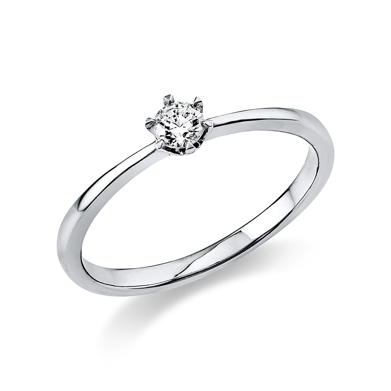Pure! Diamonds Jewelry - Solitairering 6 -Seren Krappe 18 KT Pure! Diamonds Jewelry - Solitairering 6 -Seren Krappe 18 KT