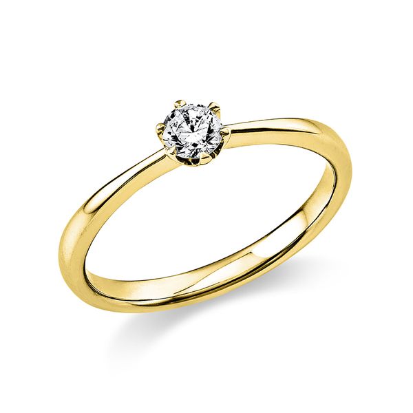 Pure! Diamonds Jewelry - Anello solitarioio 6er madder 950 platino Pure! Diamonds Jewelry - Anello solitarioio 6er madder 950 platino