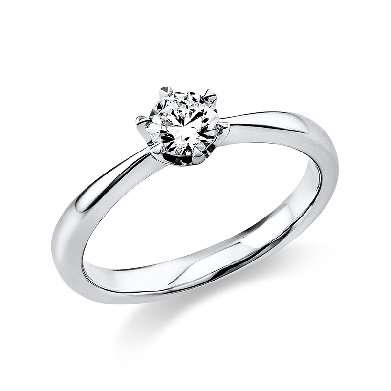 Pure! Diamonds Jewelry - Solitairering 6 -Seren Krappe 18 KT Pure! Diamonds Jewelry - Solitairering 6 -Seren Krappe 18 KT