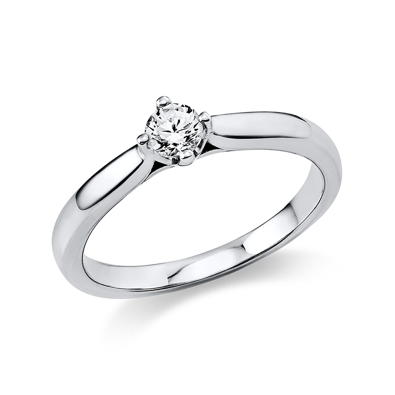 Pure! Diamonds Jewelry - Solitairering 4er-Krappe 18 kt Pure! Diamonds Jewelry - Solitairering 4er-Krappe 18 kt