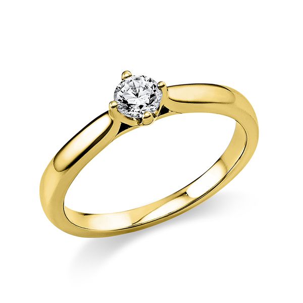 Pure! Diamonds Jewelry - Solitairering 4er-Krappe 18 kt Pure! Diamonds Jewelry - Solitairering 4er-Krappe 18 kt
