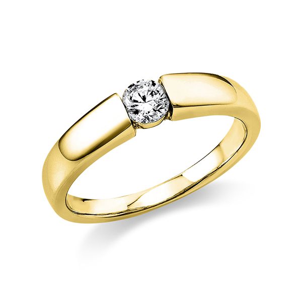 Pure! Diamonds Jewelry - Solitairering 18 kt , poliert Pure! Diamonds Jewelry - Solitairering 18 kt , poliert