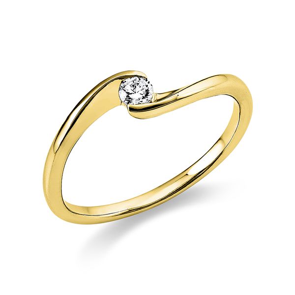 Pure! Diamonds Jewelry - Solitairering 18 kt
