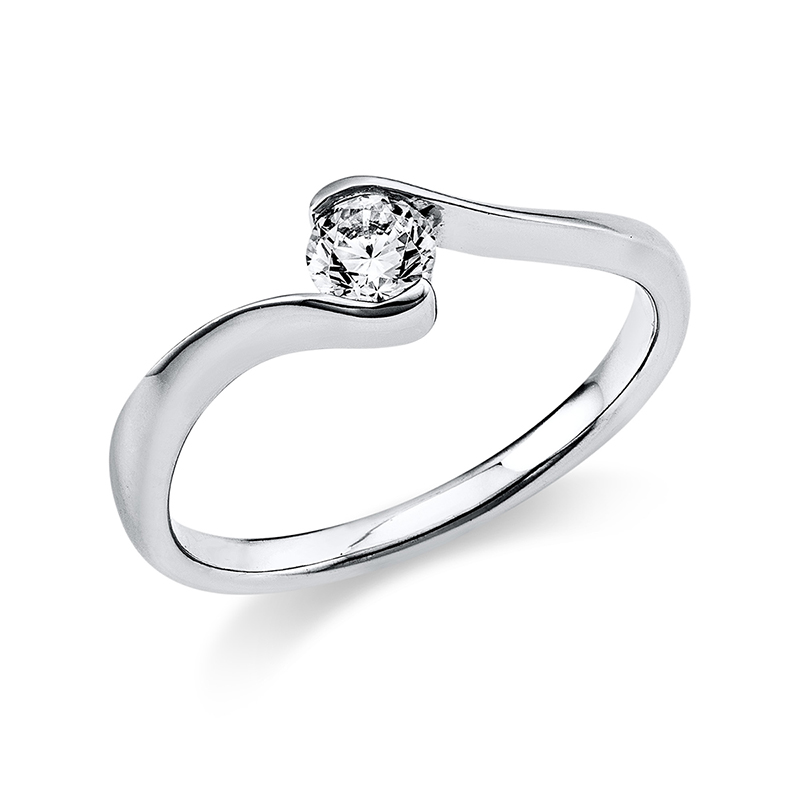 Pure! Diamonds Jewelry - Solitairering 18 kt Pure! Diamonds Jewelry - Solitairering 18 kt