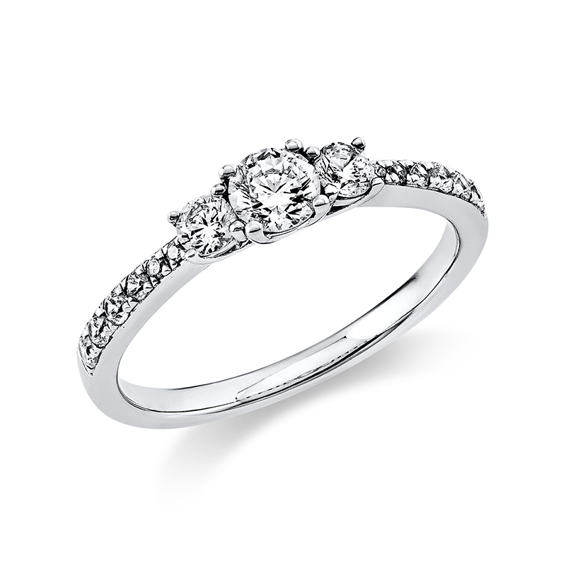 Pure! Diamonds Jewelry - Solitairering 18 kt