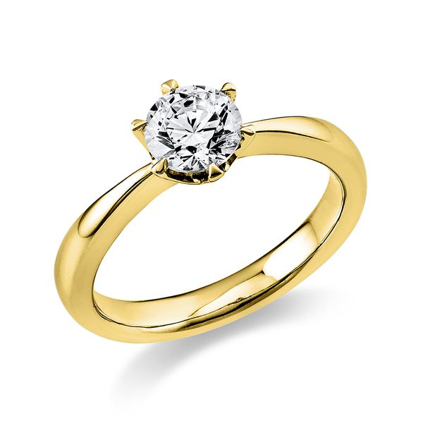 Pure! Diamonds Jewelry - Solitairering 6er-Krappe 18 kt Pure! Diamonds Jewelry - Solitairering 6er-Krappe 18 kt