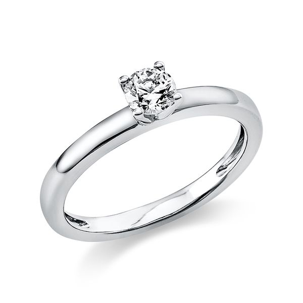 Pure! Diamonds Jewelry - Solitairering 4er -Krappen 18 KT