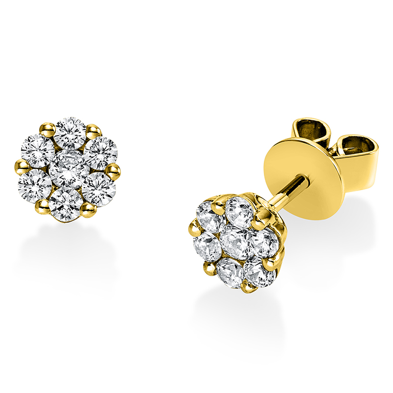 Pure! Diamonds Jewelry - Pendientes 18 kt