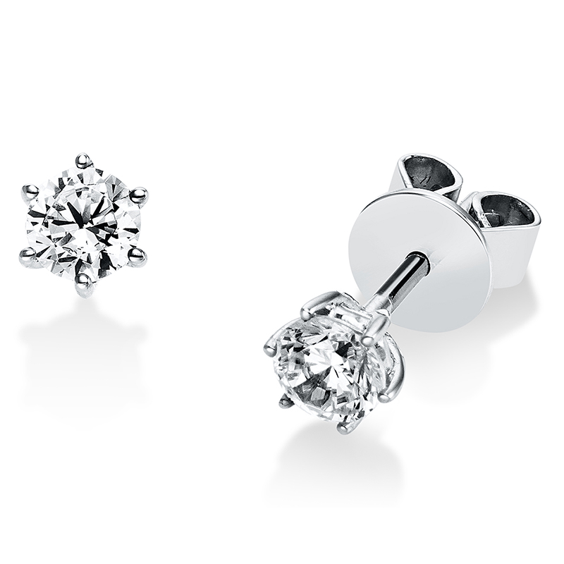 Pure! Diamonds Jewelry - Ohrstecker 6er -Krappe 18 KT Pure! Diamonds Jewelry - Ohrstecker 6er -Krappe 18 KT