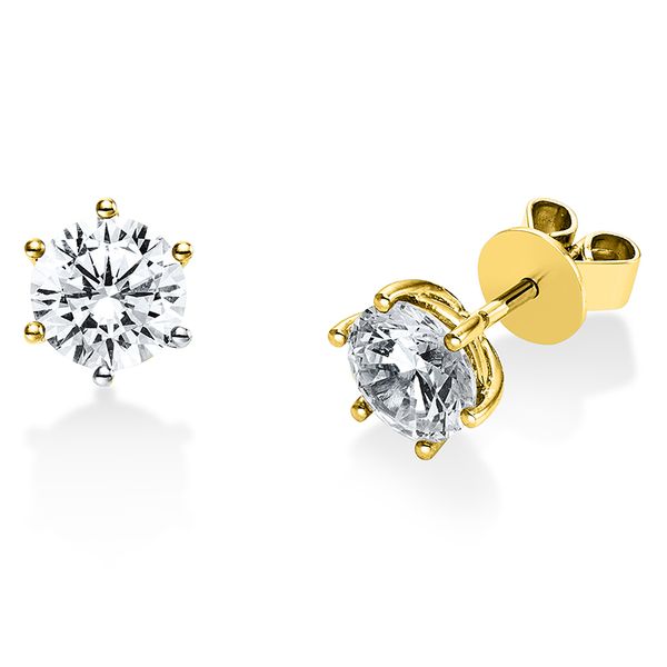 Pure! Diamonds Jewelry - Ohrstecker 6er-Krappe 18 kt Pure! Diamonds Jewelry - Ohrstecker 6er-Krappe 18 kt
