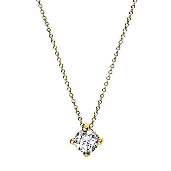 Pure! Diamonds Jewelry - Collier 4 griffes 14 kt Pure! Diamonds Jewelry - Collier 4 griffes 14 kt