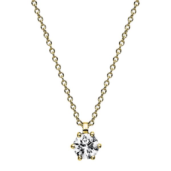 Pure! Diamonds Jewelry - Collier 6er-Krappe 18 kt Pure! Diamonds Jewelry - Collier 6er-Krappe 18 kt