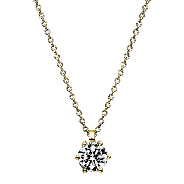 Pure! Diamonds Jewelry - Collier 6er la polvere 14 kt, GIA6402035584 Pure! Diamonds Jewelry - Collier 6er la polvere 14 kt, GIA6402035584