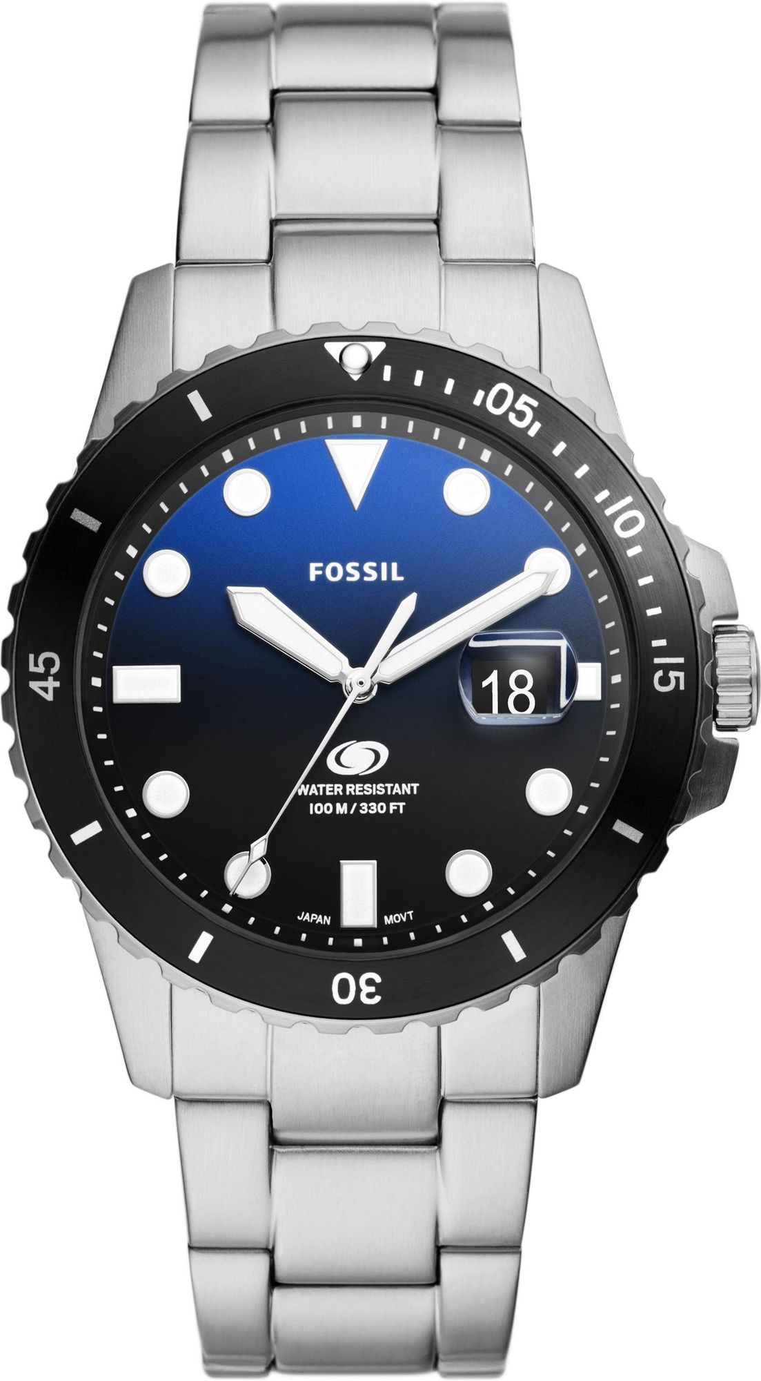 Fossil FOSSIL BLUE DIVE FS6038 Heren armbandhorloge