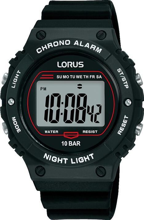 Lorus Sports R2313PX9 Digital watch for men With Alarm