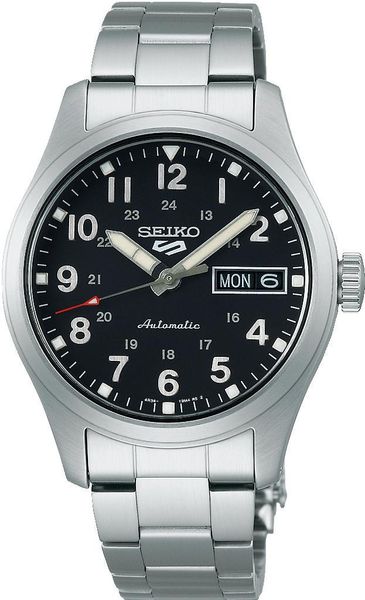Seiko 5 SEIKO 5 SPORTS AUTOMATIK SS CHL MB ZB SCHWARZ 10 BAR SRPJ81K1 Orologio automatico uomo