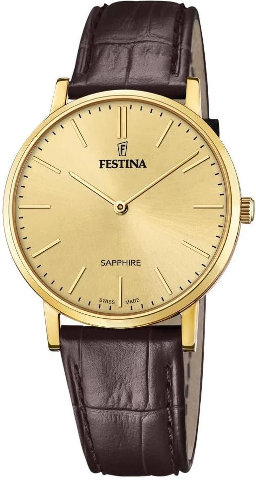 Festina Swiss Made F20016/2 Heren armbandhorloge