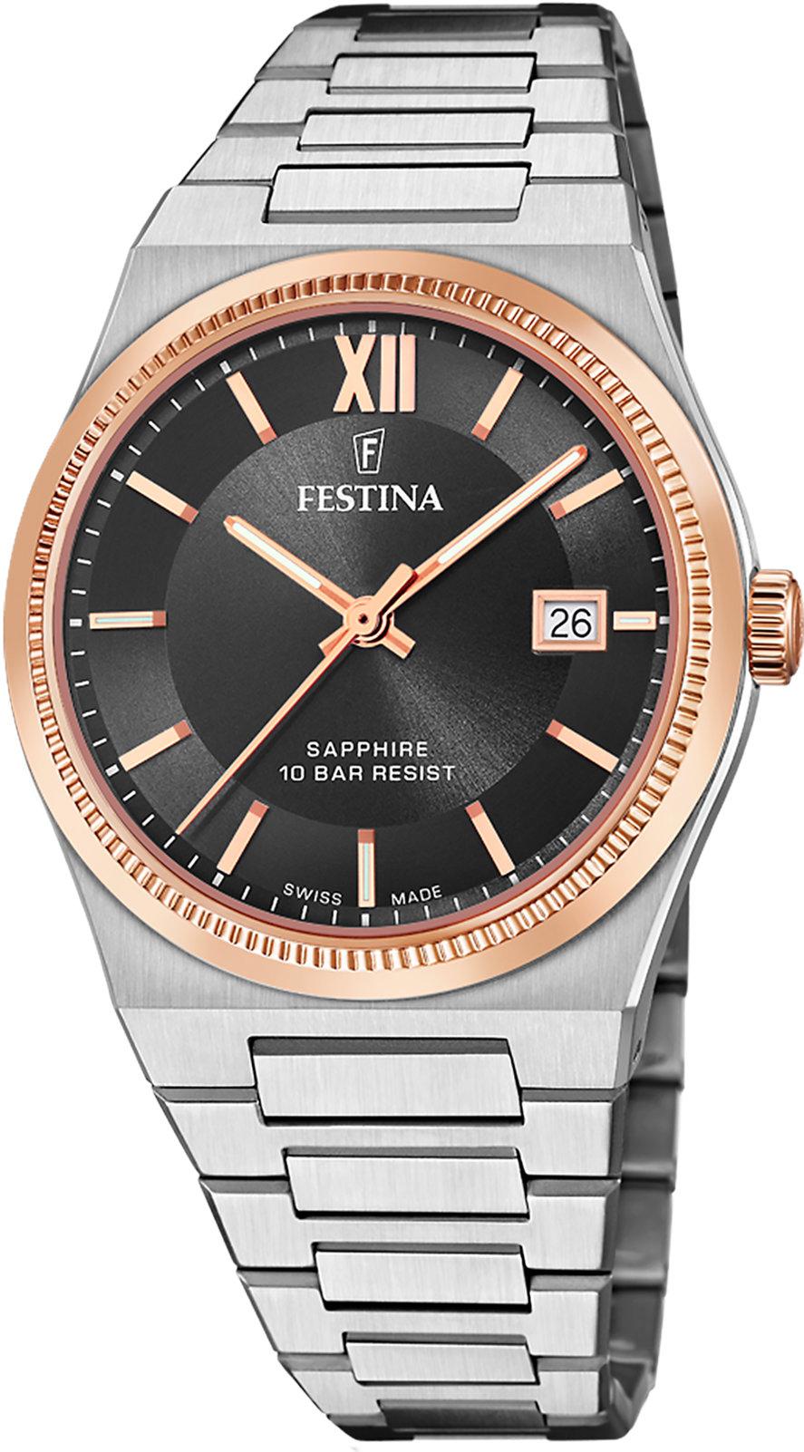 Festina My Swiss Time F20036/3 Montre-Bracelet pour hommes