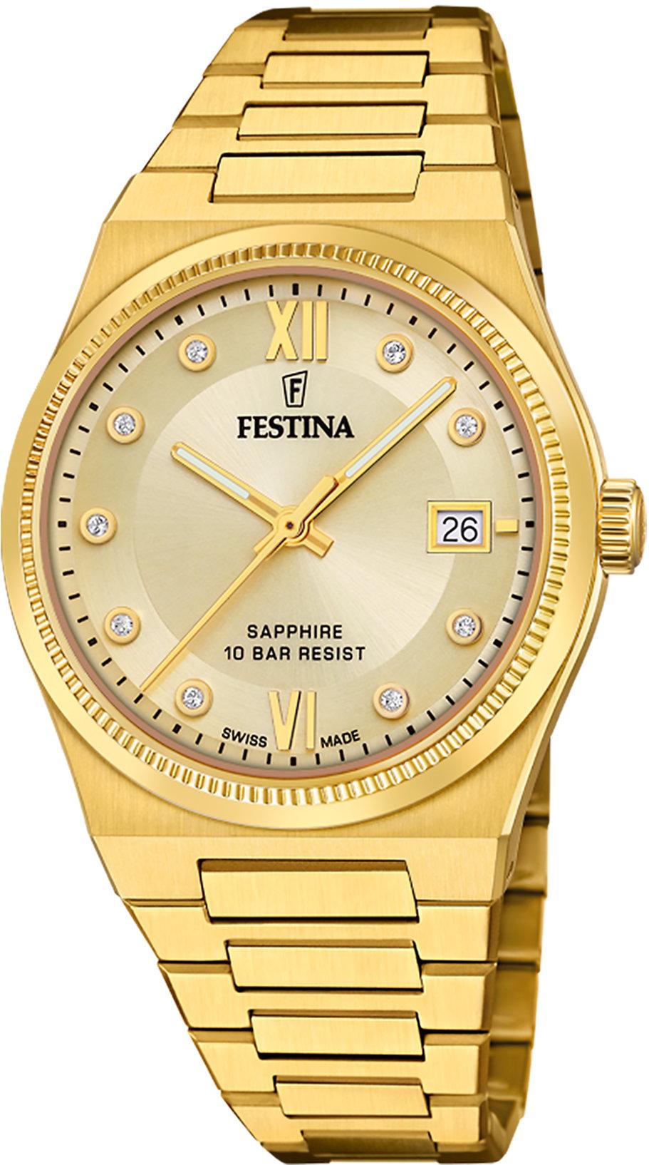 Festina My Swiss Time F20039/2 Montre Bracelet pour femmes