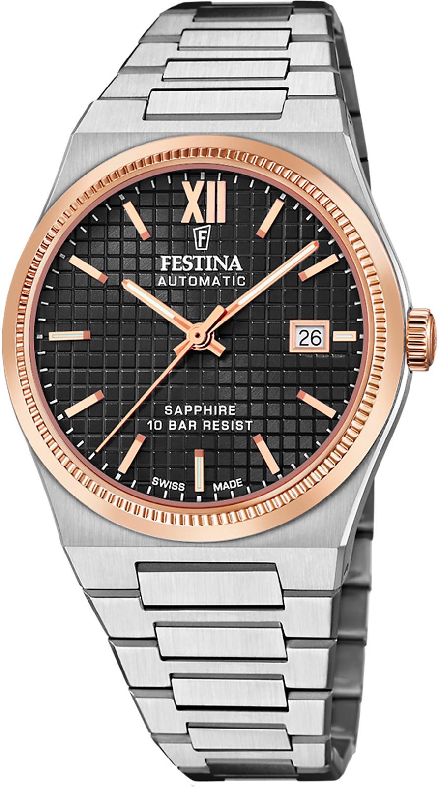 Festina My Swiss Time F20030/3 Montre Automatique pour hommes