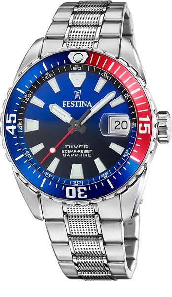 Festina THE ORIGINALS/DIVER F20669/4 Heren armbandhorloge Duikhorloge Festina THE ORIGINALS/DIVER F20669/4 Heren armbandhorloge Duikhorloge