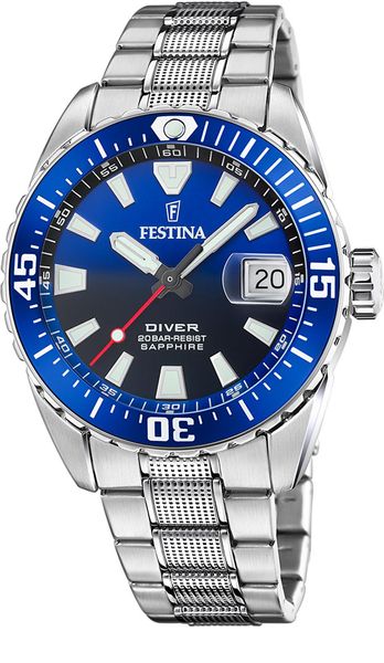 Festina THE ORIGINALS/DIVER F20669/1 Heren armbandhorloge Duikhorloge Festina THE ORIGINALS/DIVER F20669/1 Heren armbandhorloge Duikhorloge