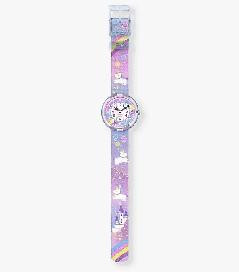 Flik Flak CUDDLY UNICORN FBNP213 Montre élégante pour enfants