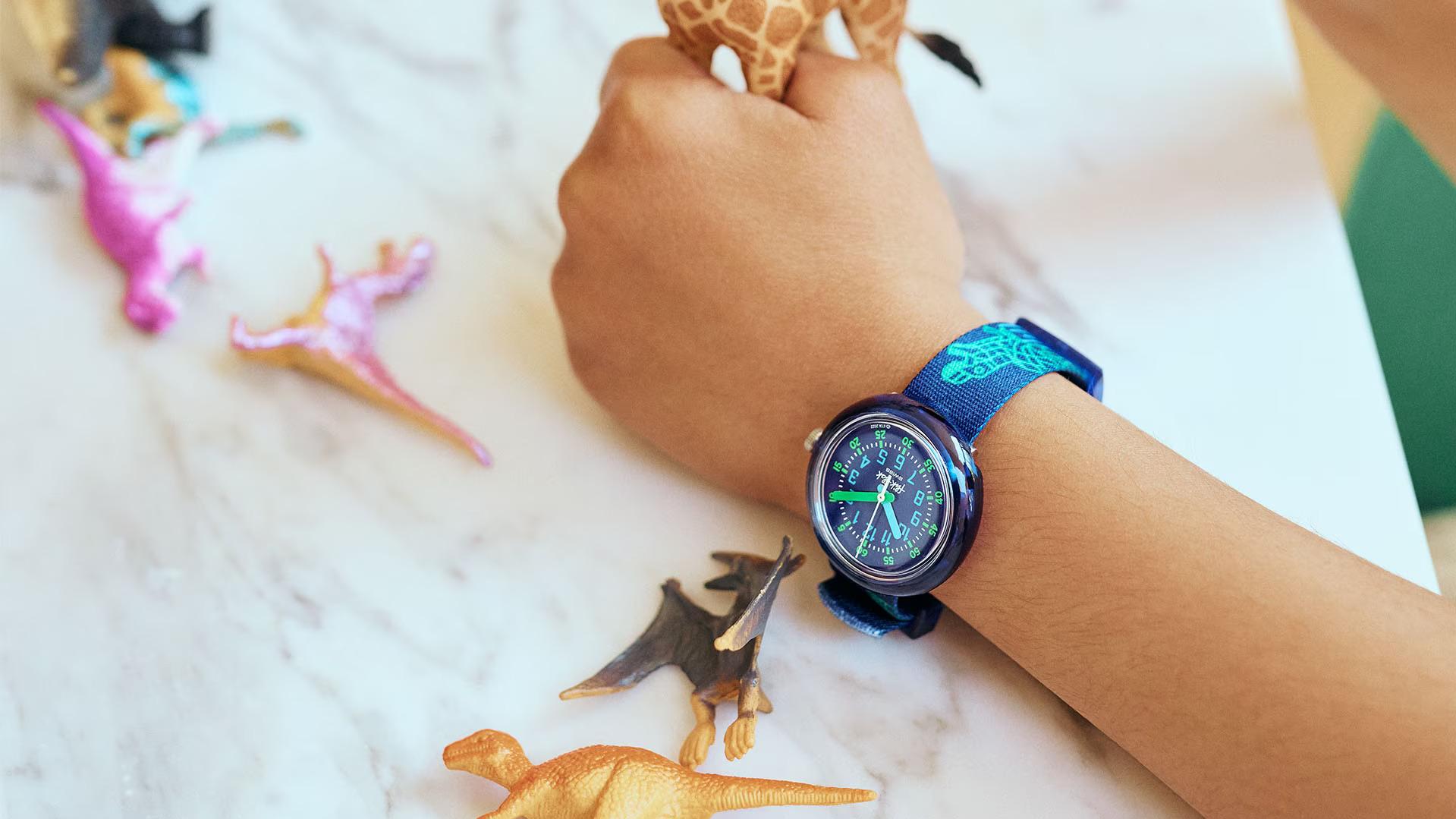 Flik Flak CYBEROZAURUS FPNP135 Montre élégante pour enfants