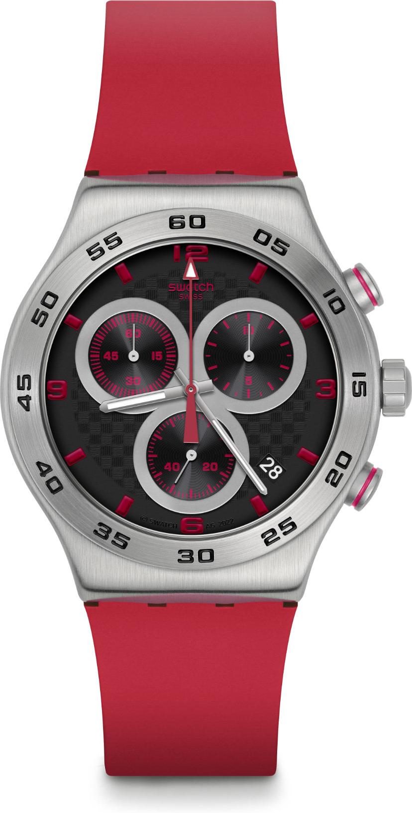 Swatch CRIMSON CARBONIC RED YVS524 Unisexuhr