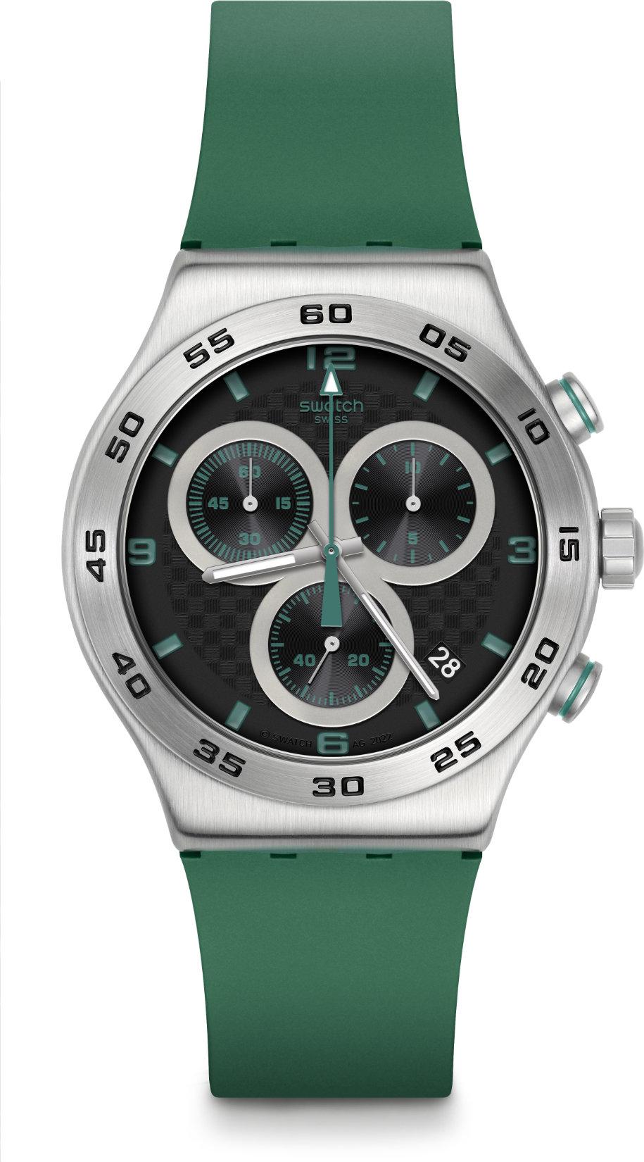 Swatch CARBONIC GREEN YVS525 Unisex