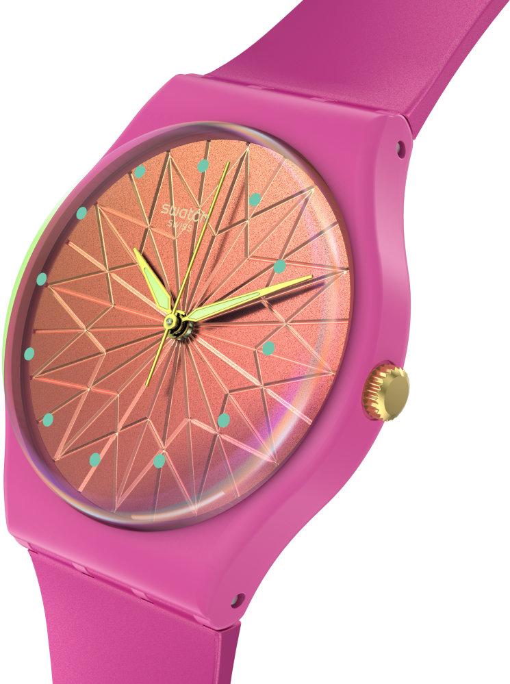 Swatch FANTASTIC FUCHSIA SO28P110 Unisexuhr